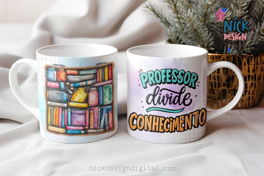 Professores Ilustração - Artes para Canecas - Imagem 2