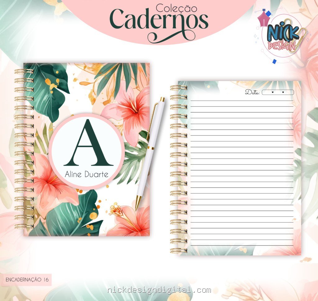 Caderno Tropical (Lina Criativa) - Imagem 1