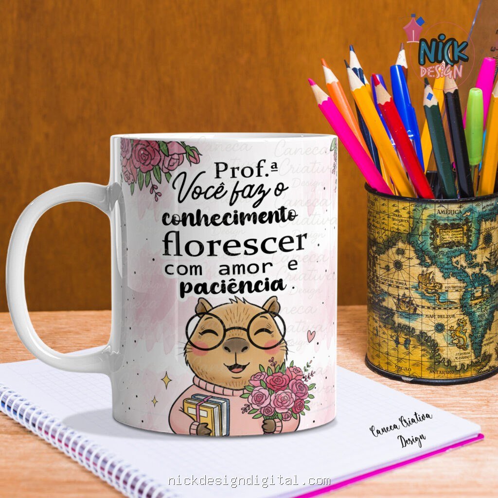 Capivarinhas Professores 2025 (Caneca Criativa) - Imagem 5