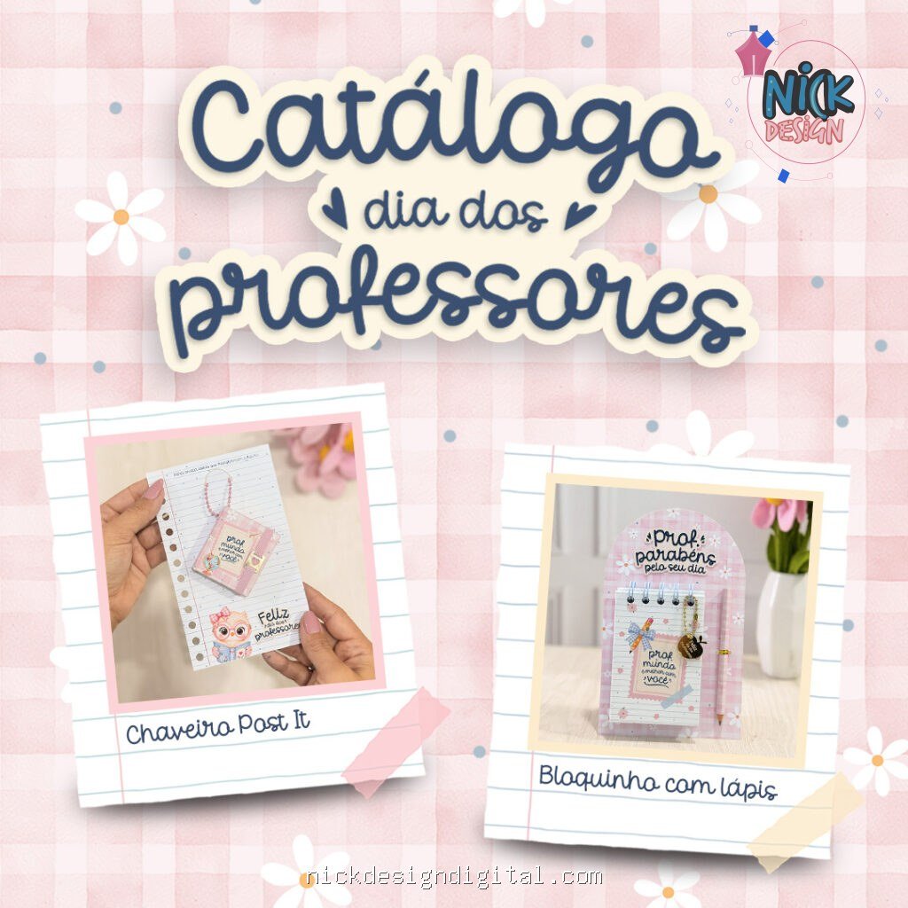 Coleção Dia dos Professores 2026 Completa + Catálogo (Vê Moraes) - Imagem 13