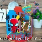 Homem Aranha Baby - Porta Vela 3D