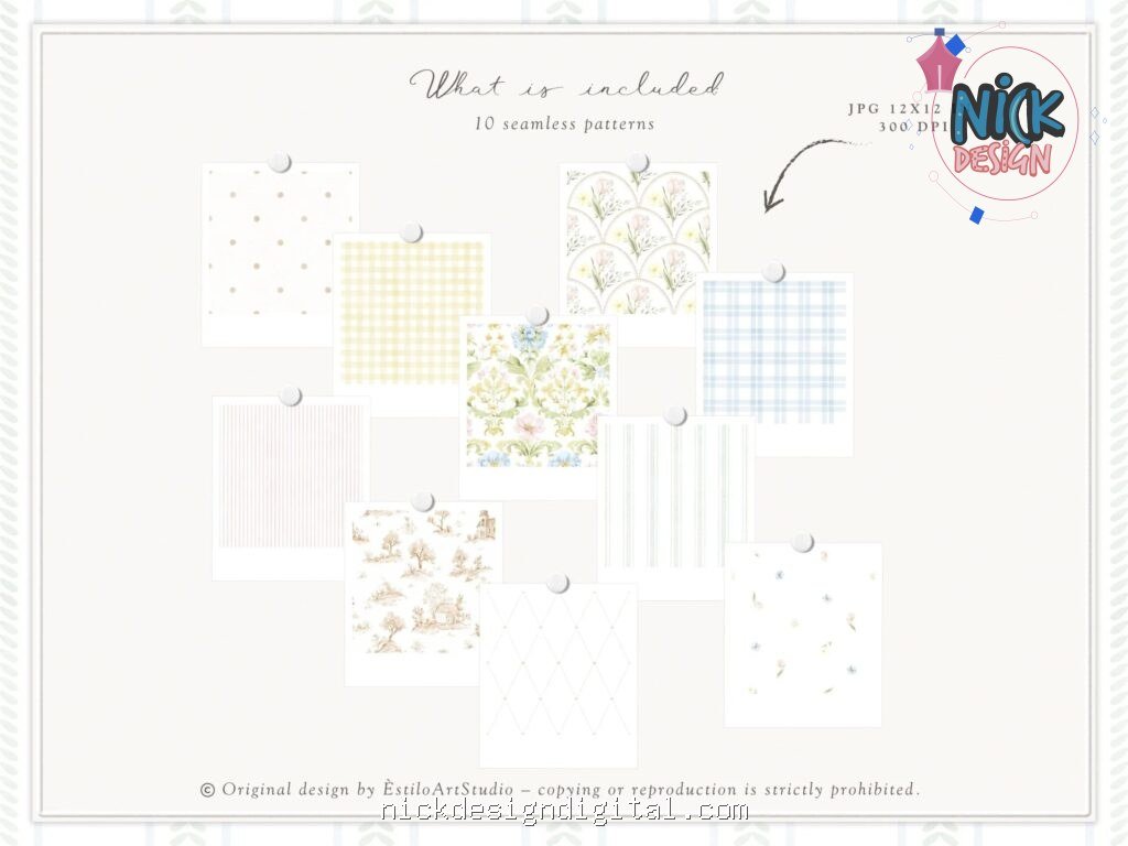 Conjunto de Clipart de Páscoa em Aquarela - Imagem 12