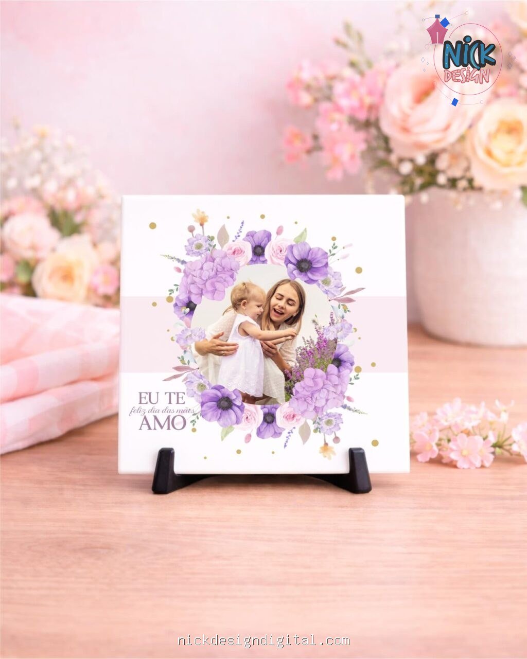 Dia das Mães V7 COM FOTO - Artes Azulejos - Imagem 8