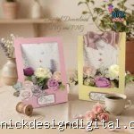 Caixa Mini floral 3D - Dia das Mães em SVG