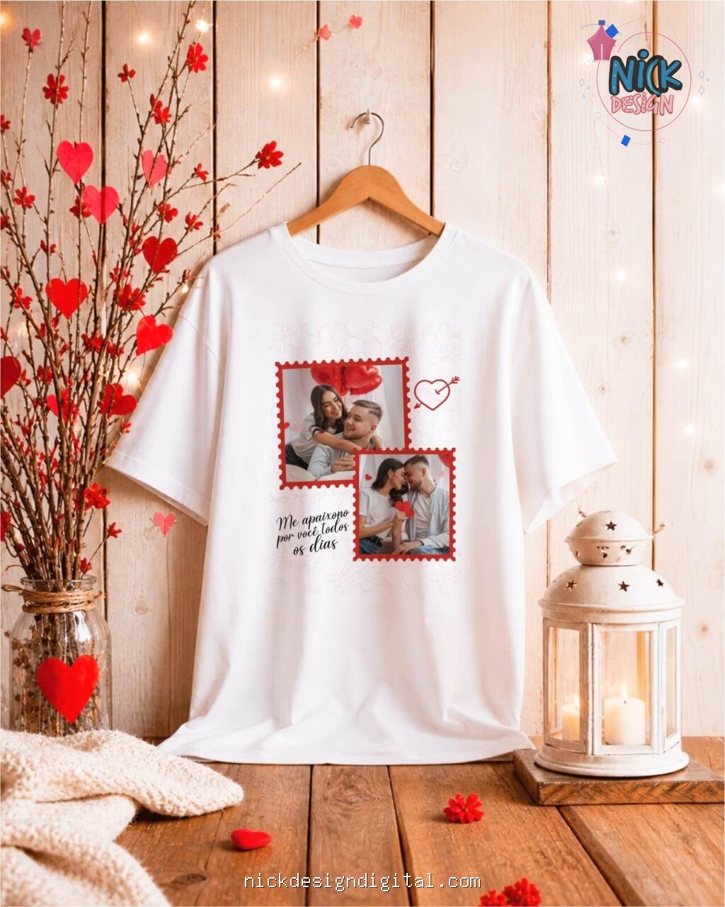 Namorados V7 COM FOTO - Artes para Camisas - Imagem 15