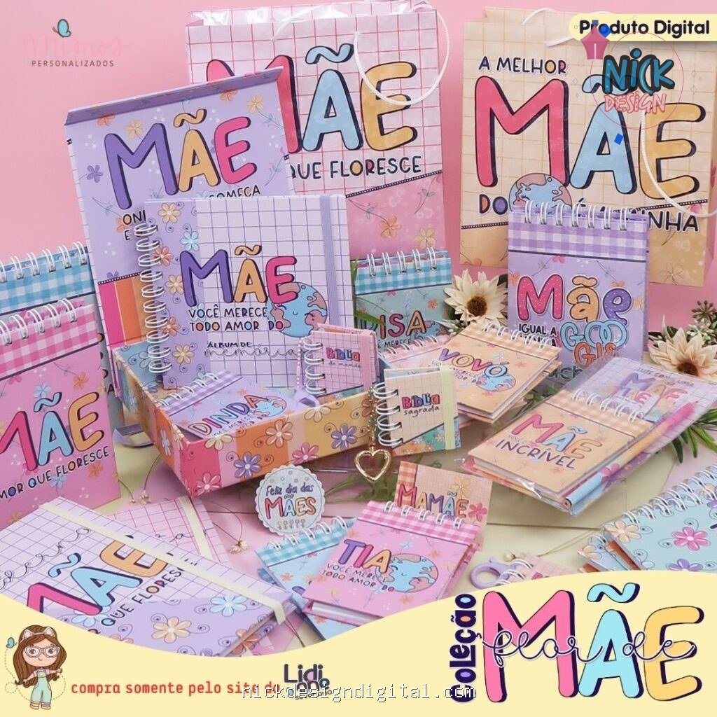 Coleção Flor de Mãe (Mimos Personalizados) - Imagem 1
