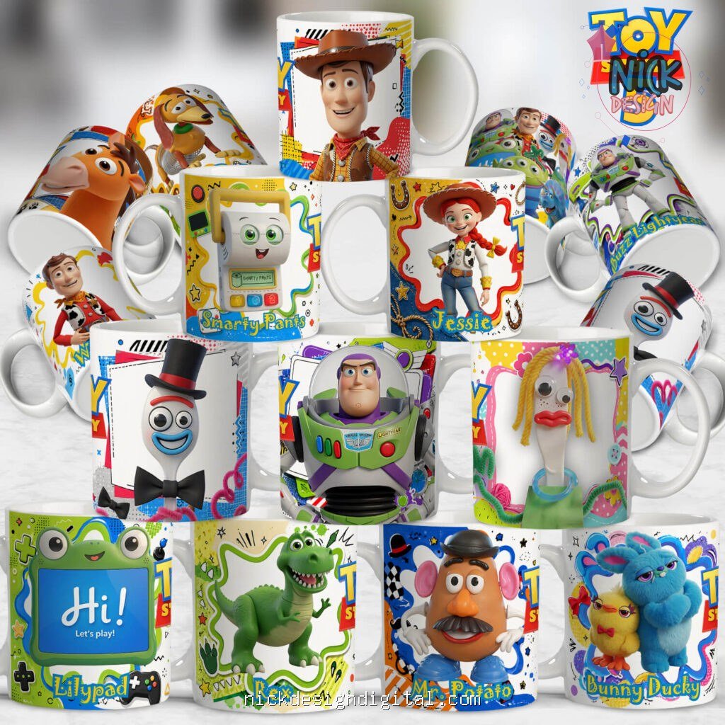 Toy Story 5 – Artes para Caneca - Imagem 1