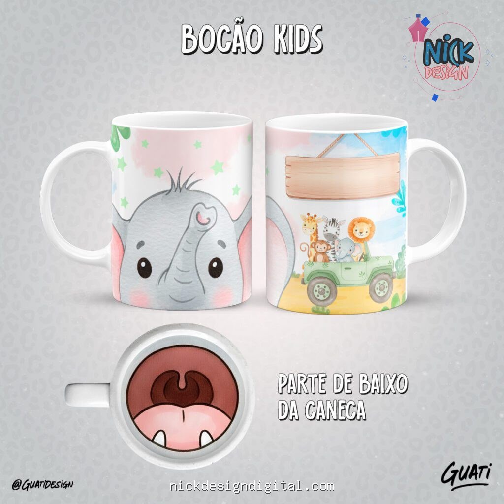 Bocão Kids - Artes para Caneca - Imagem 2