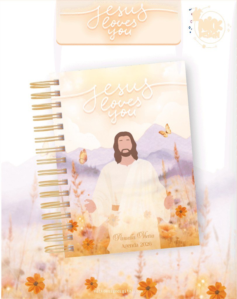 Jesus Loves You - Agendas | Planners 2026 (Pamella)