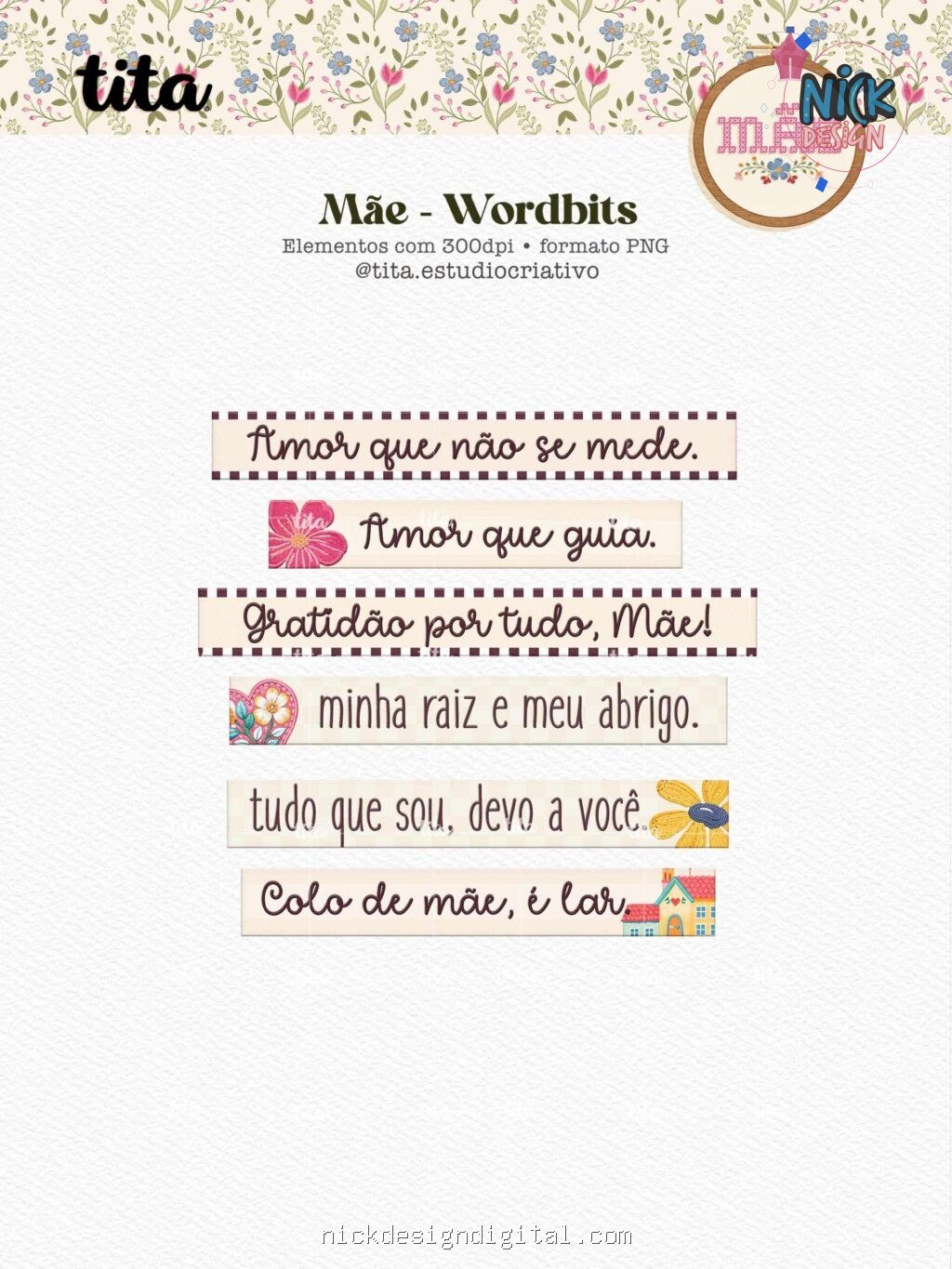 Mãe 2026 - Combão Ilustrações + Papéis(Tita) - Imagem 4