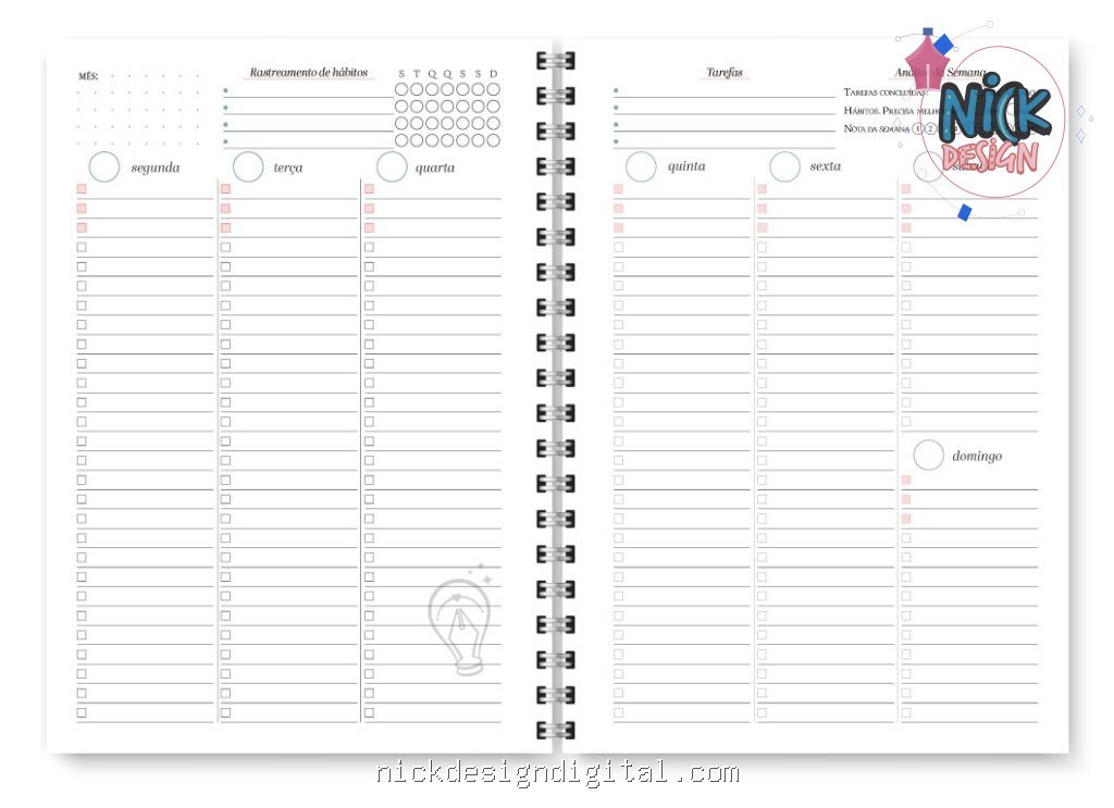 Miolo Planner Spring Permanente (Trilha de Papel) - Imagem 12
