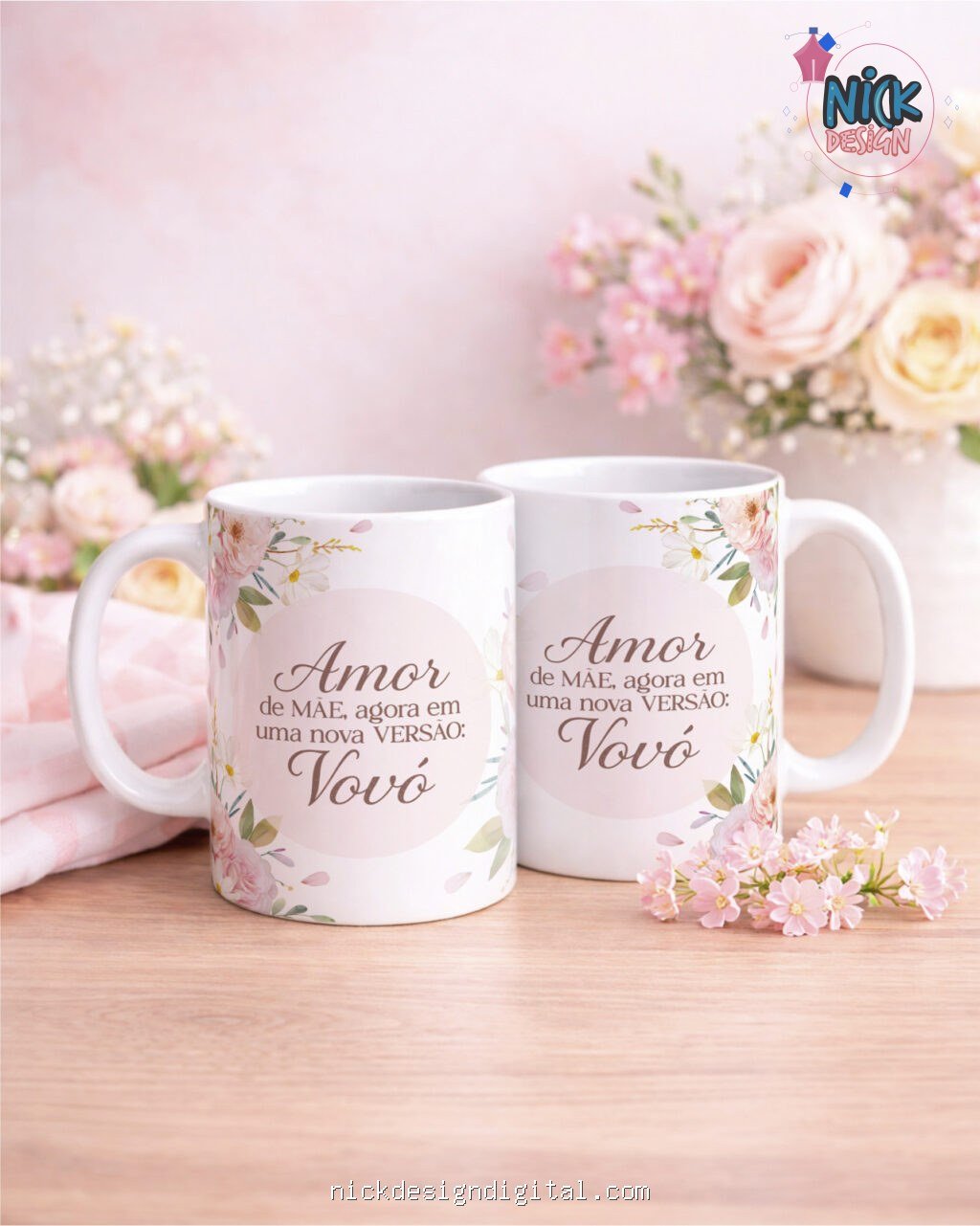 Dia das Mães V7 SEM FOTO - Artes Canecas - Imagem 15