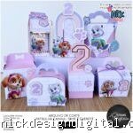 Patrulha Canina Sky e Everest - Kit Festa Pronta