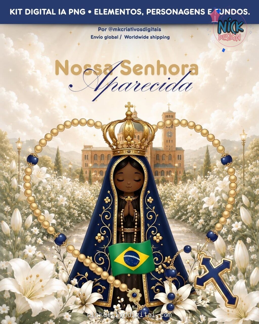 Nossa Senhora Aparecida - Kit Digital - Imagem 1