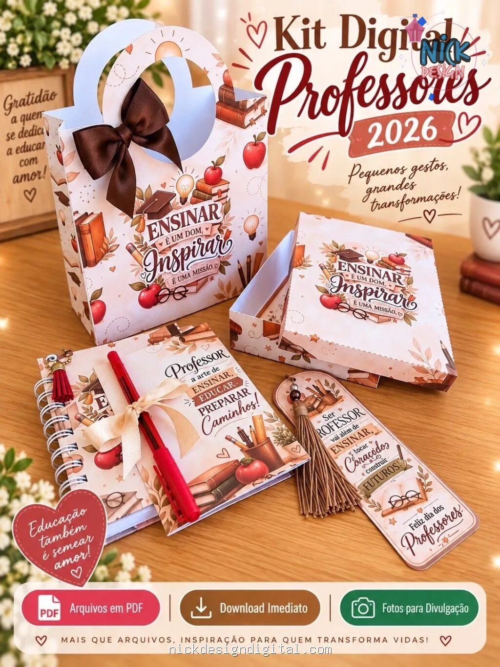 Kit Professores 2026 (Perfeita Arte) - Imagem 1