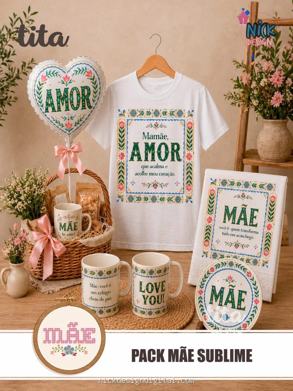Mães 2026 - Pack Mãe Sublime - Sublimação (Tita) - Imagem 1