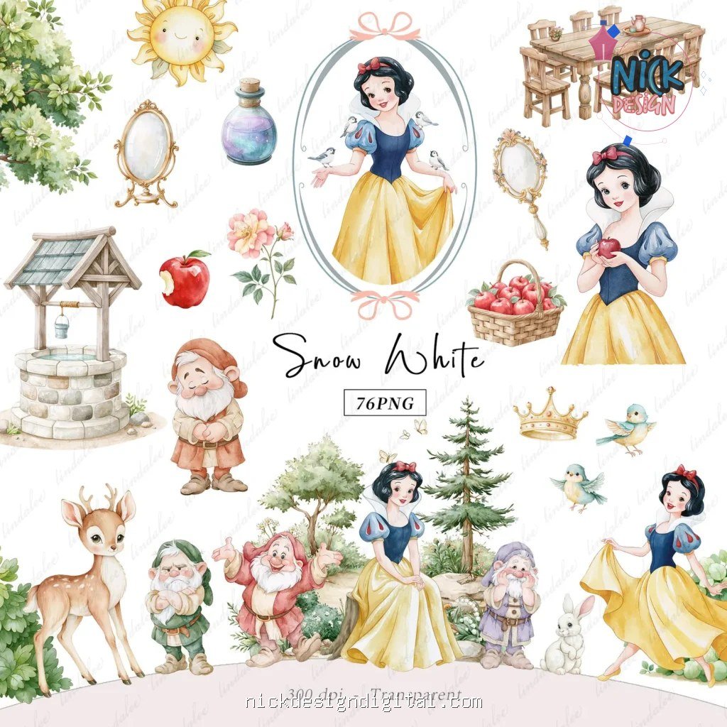 Branca de Neve - Kit Digital - Imagem 1
