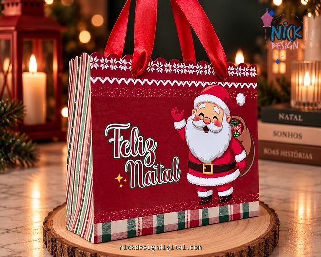 Sacola de Natal - Imagem 1