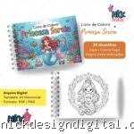 Princesa Sereia - Livro de Colorir