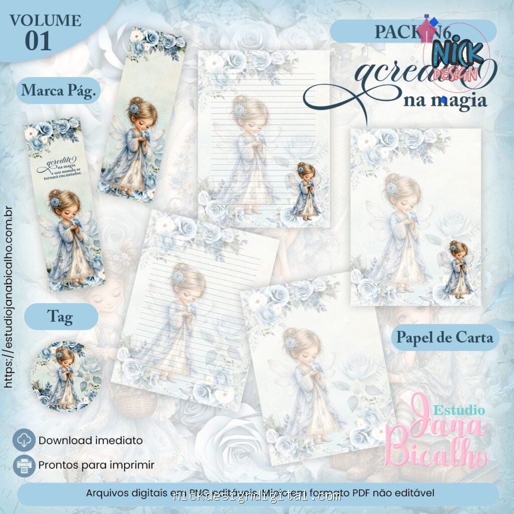 Pack Acredite na Magia N6 - Imagem 3