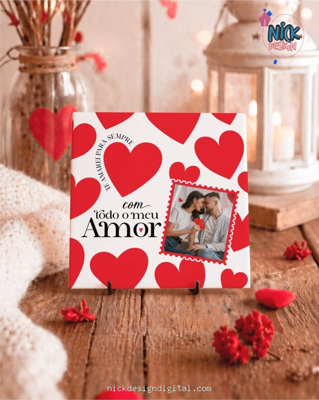 Namorados V7 COM FOTO - Artes para Azulejos - Imagem 9