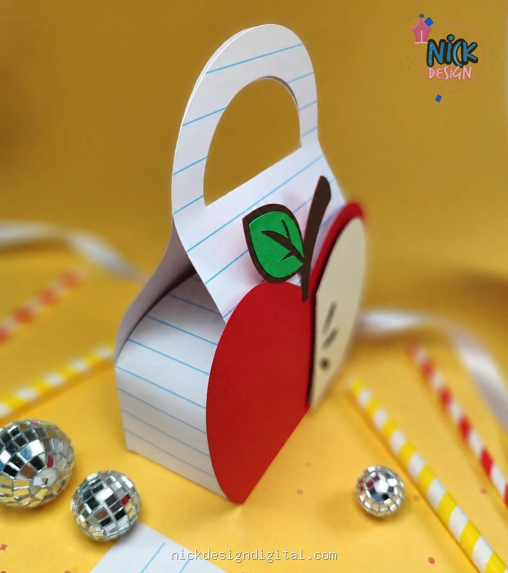 Caixa Apple Dia dos Professor (svg e studio) - Imagem 5