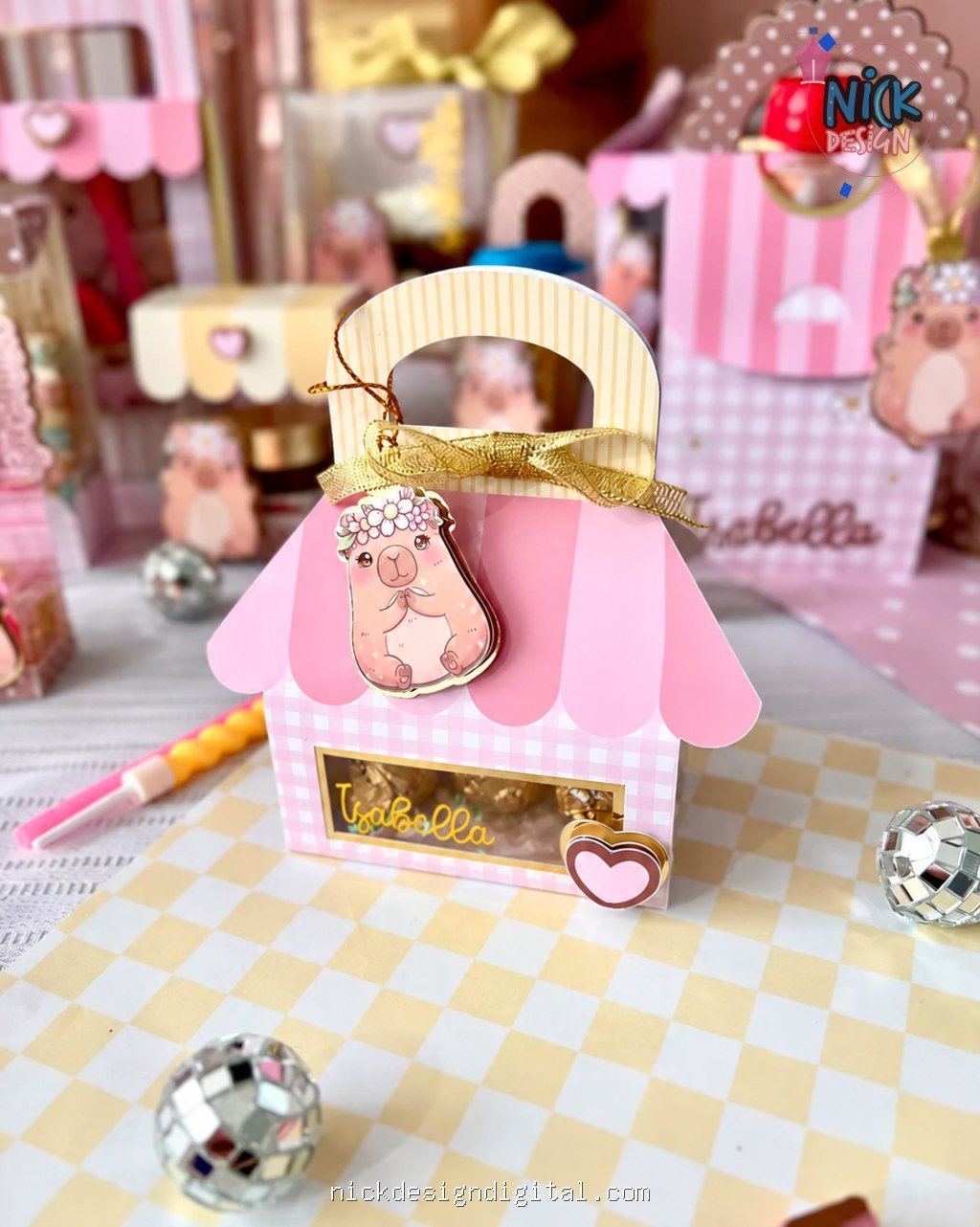 Kit de Reembalagem de Doces Capivara - Imagem 5