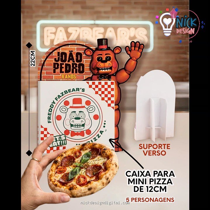 Centro de Mesa Five Nights at Freddy’s FNAF - Imagem 1