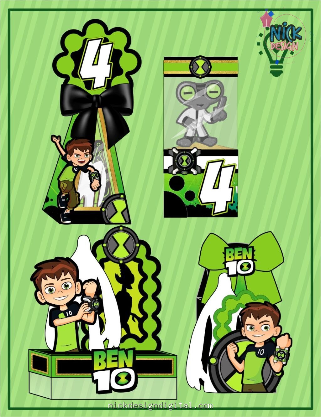 Ben 10 - Kit Festa Pronta - Imagem 1