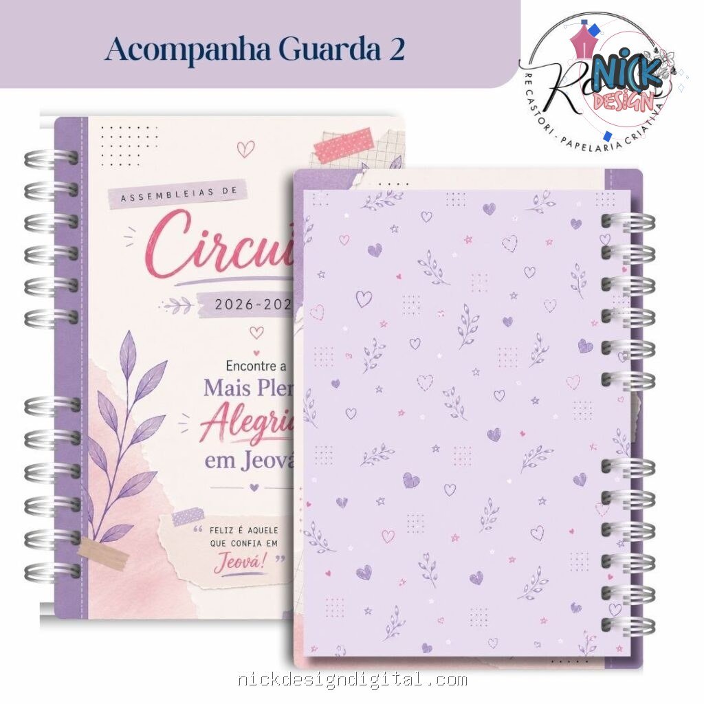 Caderno teen Feminino para as Assembleias 2026-2027 - Imagem 5