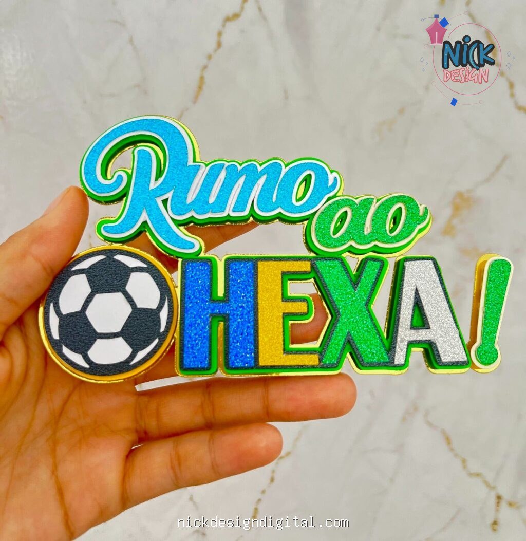 Pack Copa do Mundo - 14 Topos de Bolo - Imagem 5