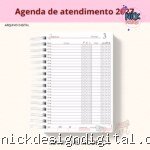 Agendamento Manicure 2027 - Modelo 1