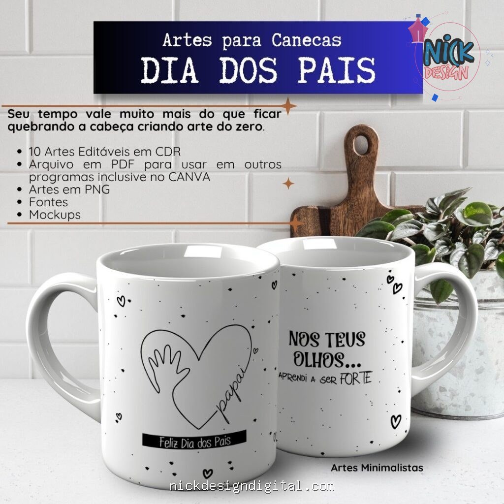 Dia dos Pais Minimalista – C2 - Imagem 1