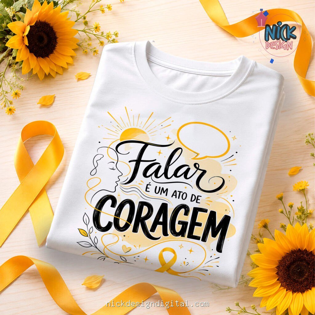 Setembro Amarelo - Artes Camisetas - Imagem 8