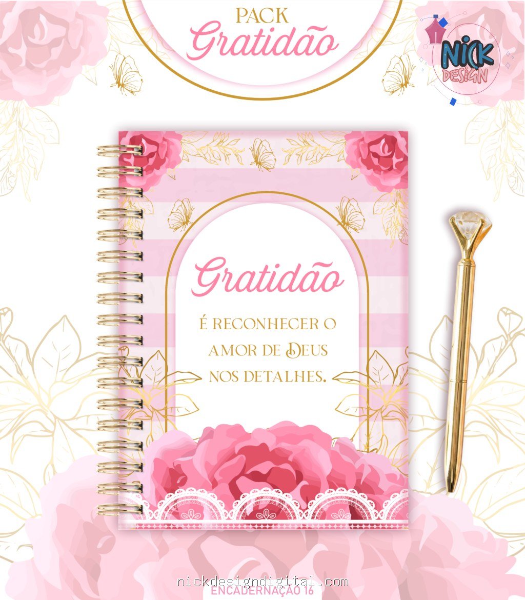 Kit Devocional Gratidão (Lina Criativa) - Imagem 1