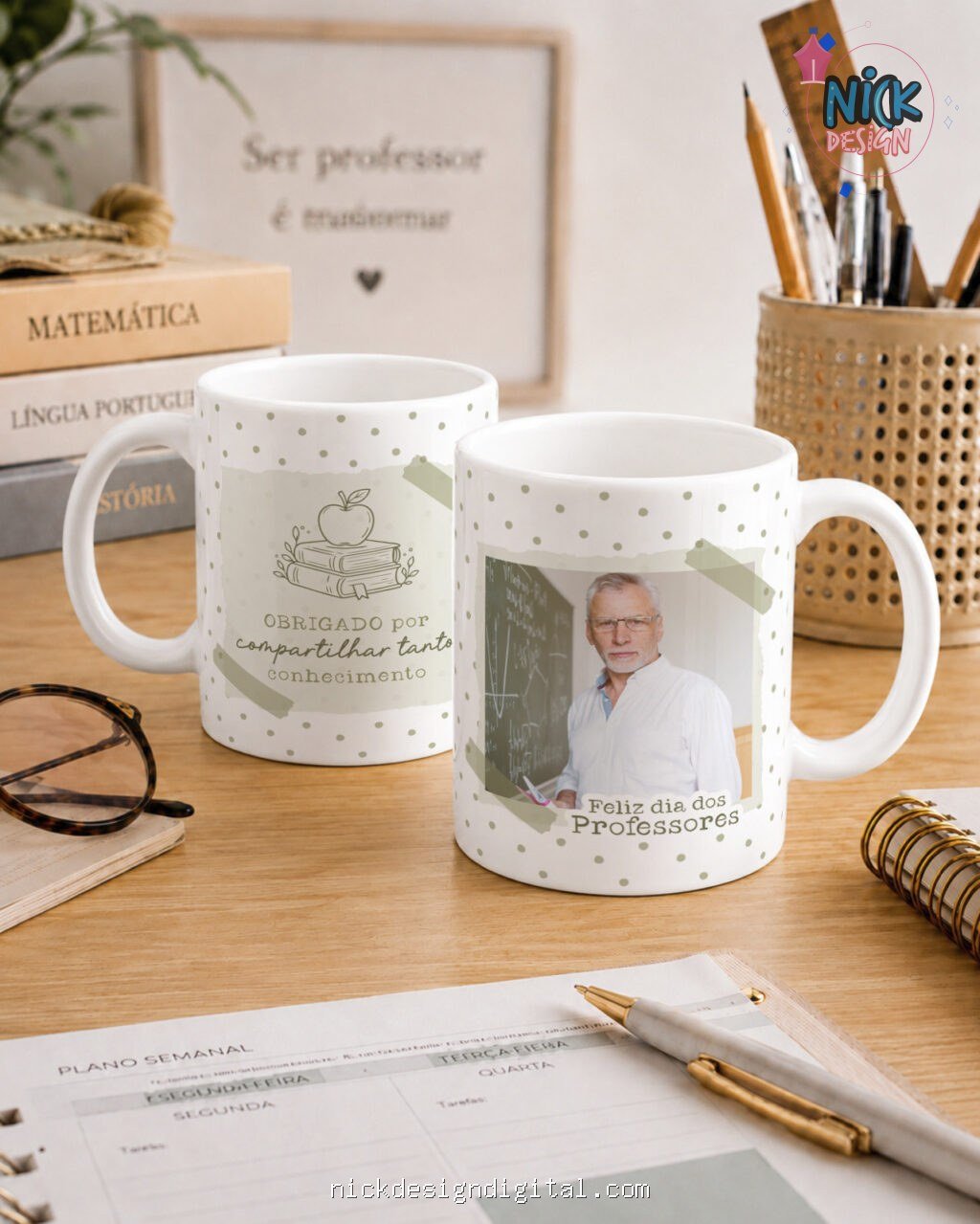 Kit Caneca Professores V7 COM FOTO - Imagem 5