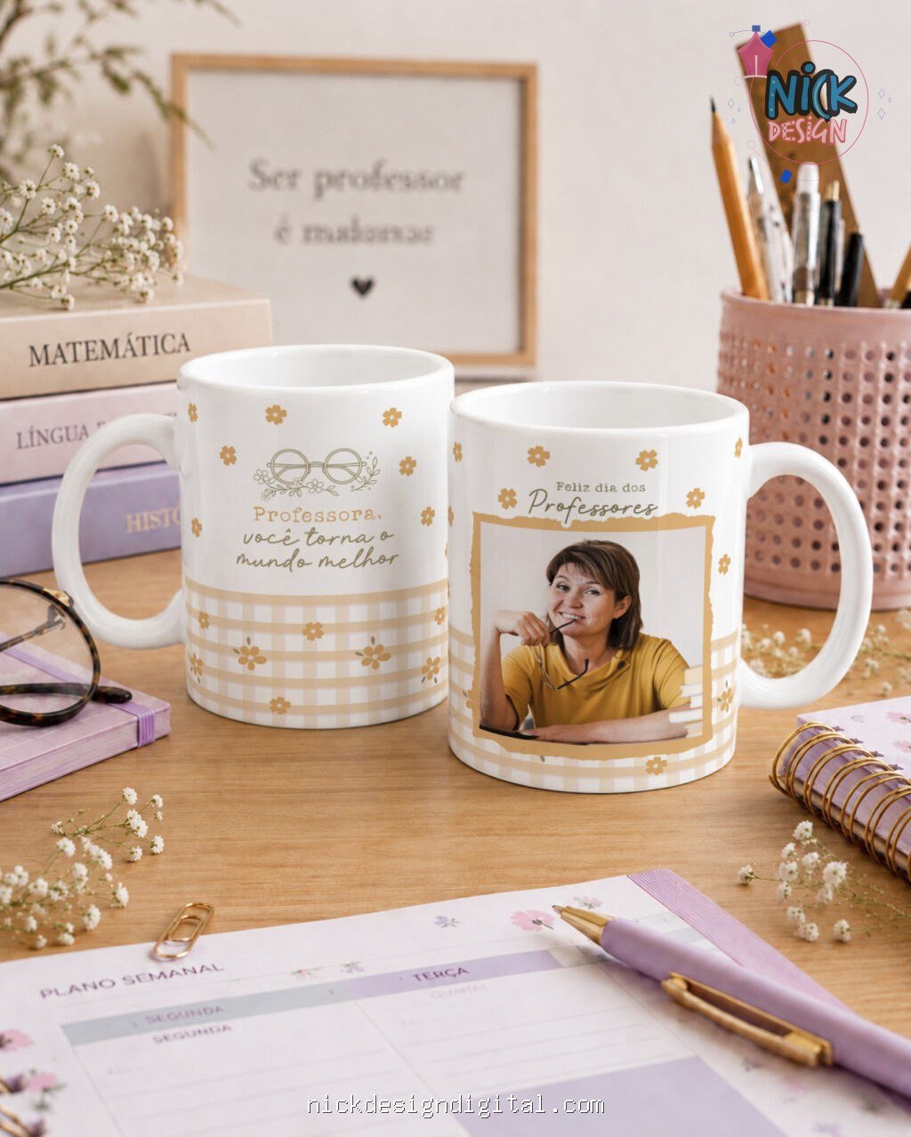 Kit Caneca Professores V7 COM FOTO - Imagem 11