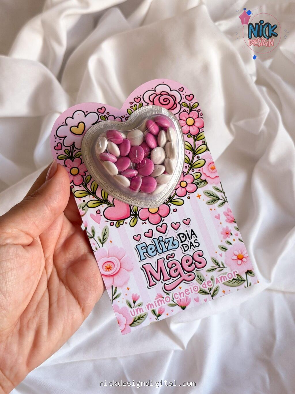 Card Coração - Dia das Mães (Pandoca) - Imagem 2