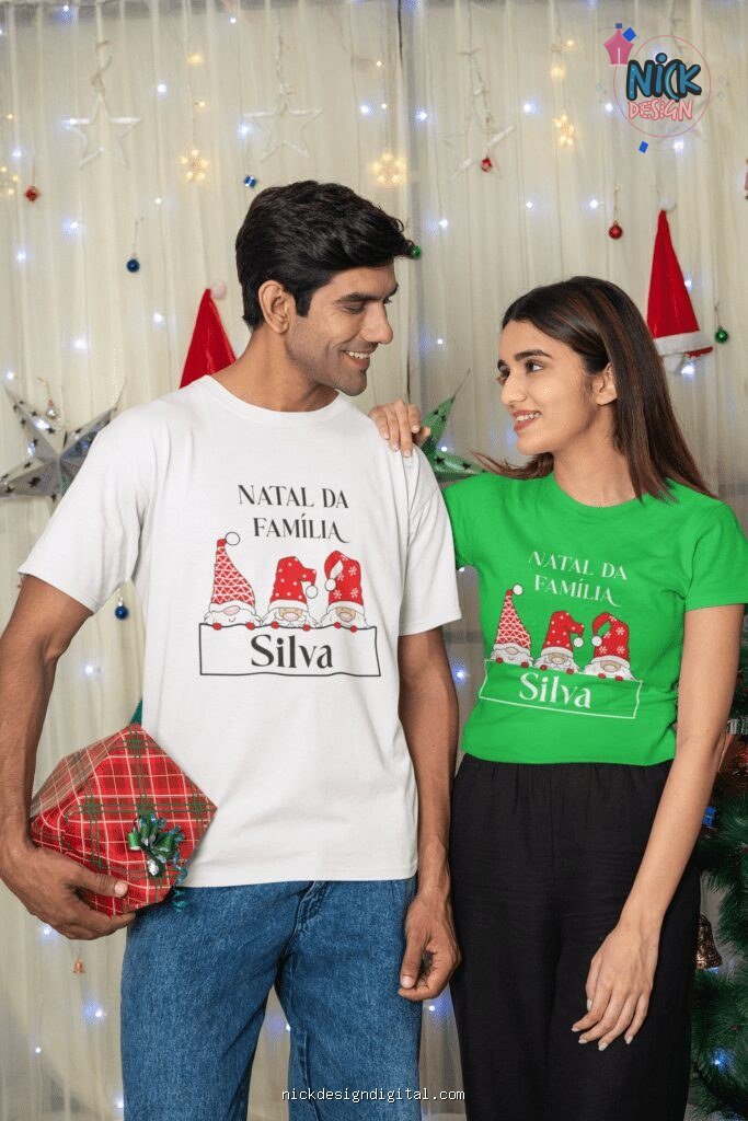 Gnomo de Natal - Arte Avulsa Camisa