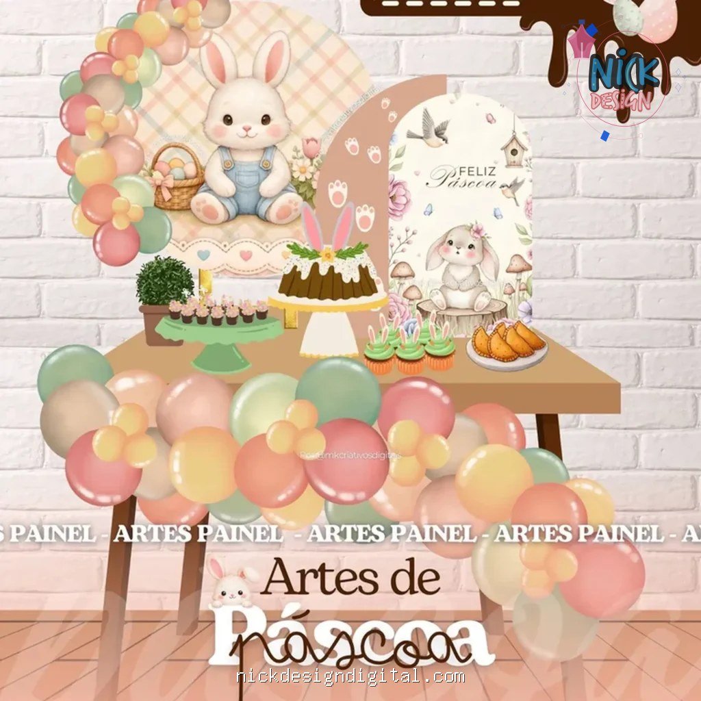 Artes Painel Páscoa - Imagem 1