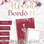 COMBO Alfabeto Bordô 2.0 (Letterinhas)