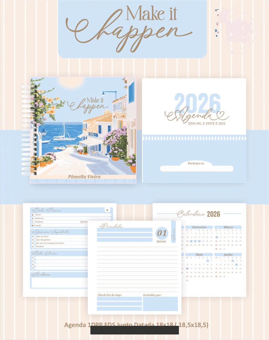 Make It Chappen - Agendas | Planners 2026 (Pamella) - Imagem 4