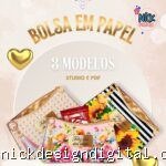 Bolsinha Necessaire de Papel - Dia das Mães