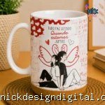 Tudo faz sentido quando estamos juntos - Arte Avulsa Caneca