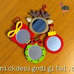 Kit Espelhos Natal (Arquivo Impressão 3D)