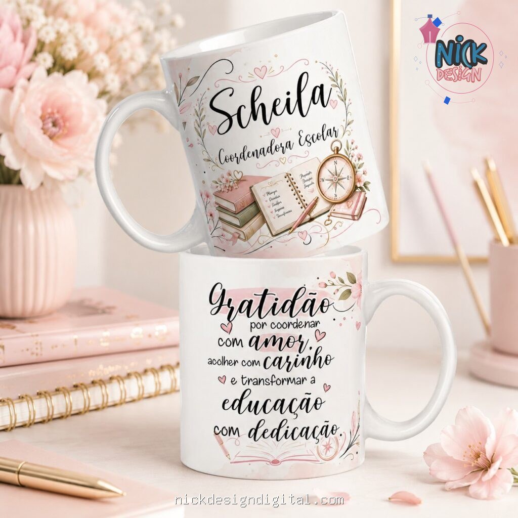 Coordenadores - 2 Artes Avulsa Caneca - Imagem 2