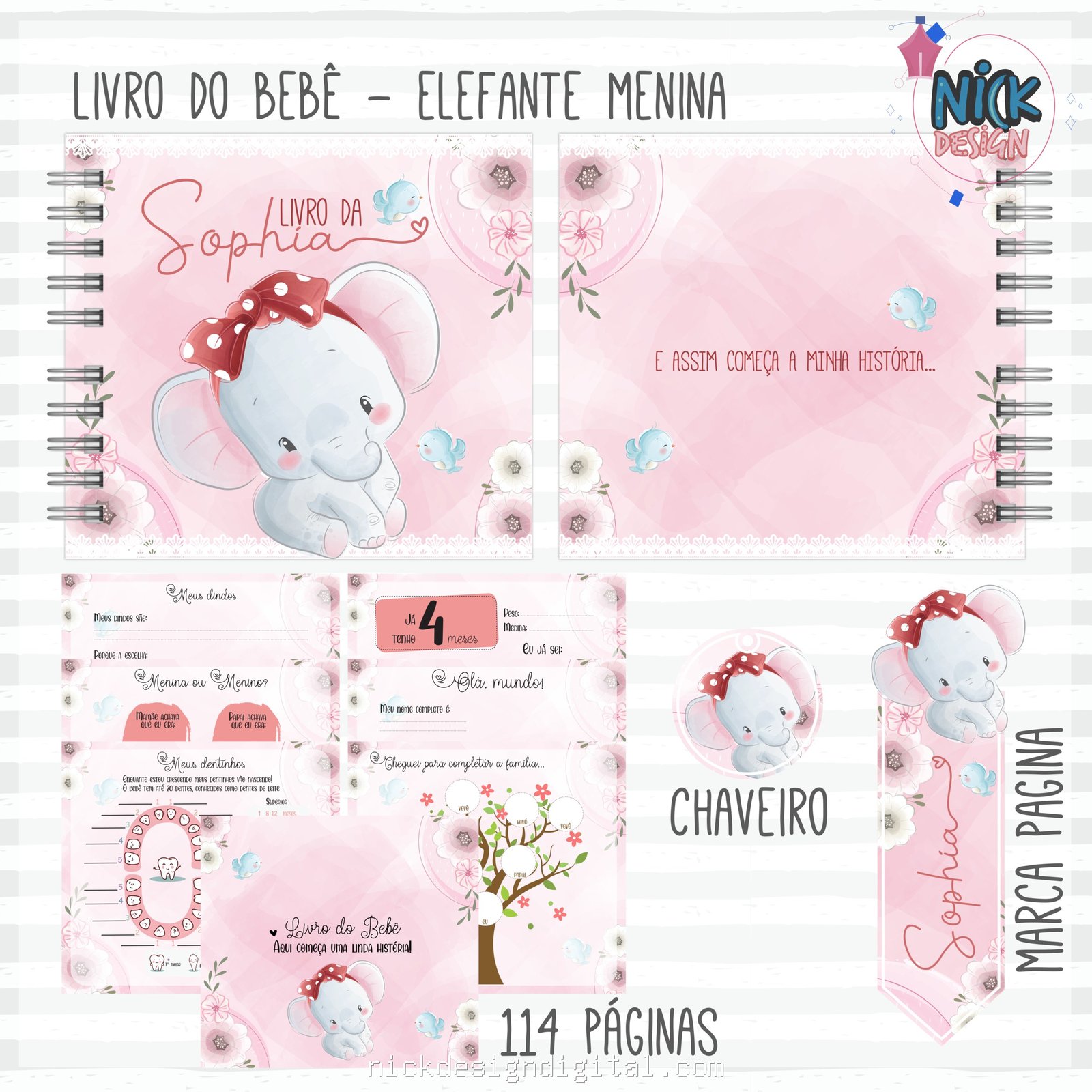 Elefante - Menina – Coletiva 1