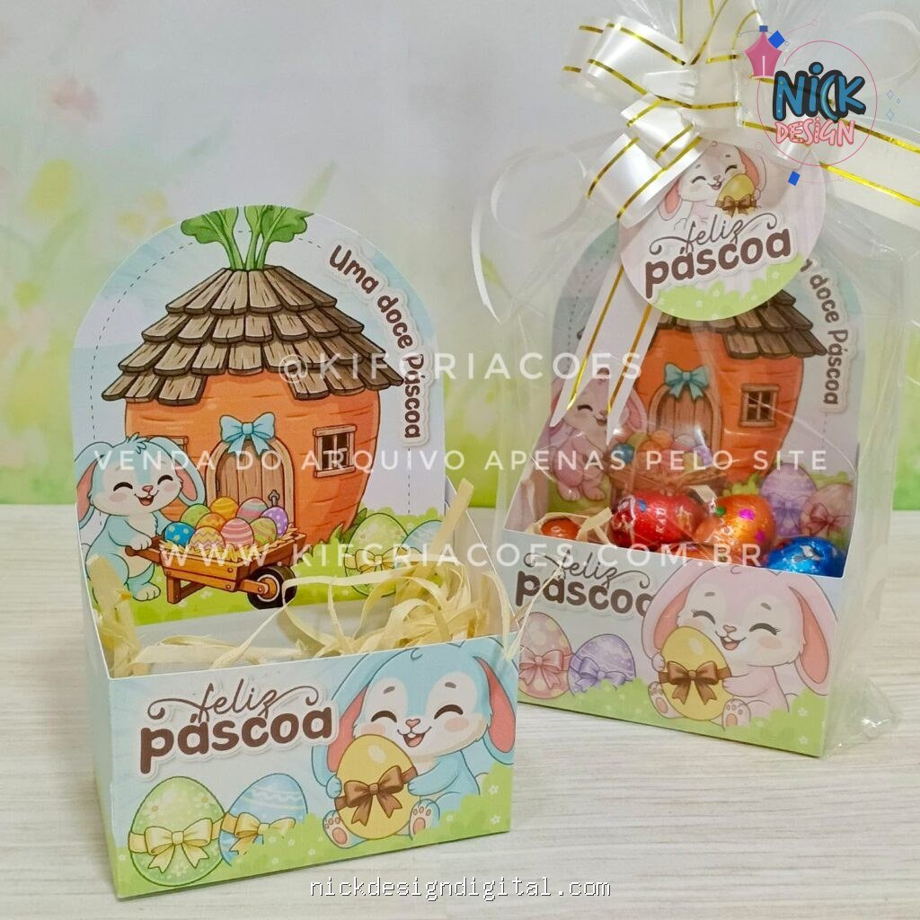 Cesta Coelho - Páscoa(Kif) - Imagem 1
