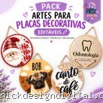Pack Artes para Placas Decorativas
