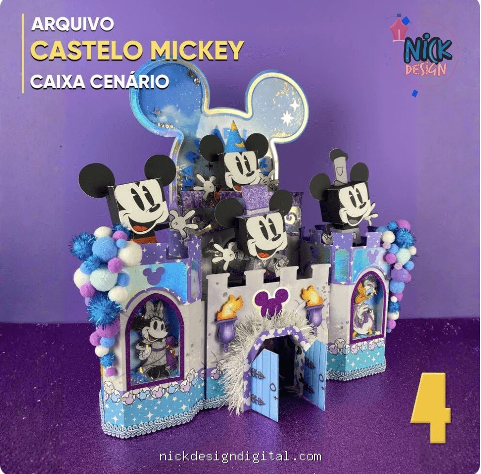 Caixa Castelo Mickey